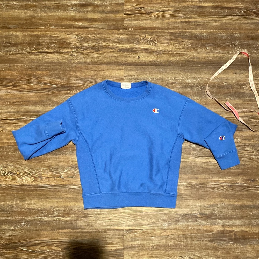 Vintage blue champion reverse weave sweatshirt
